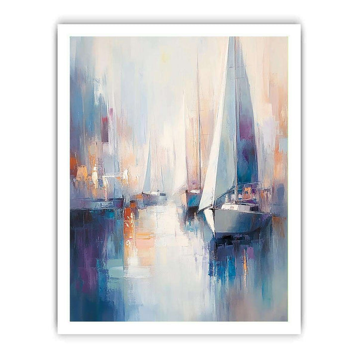 Yacht Canvas Painting 