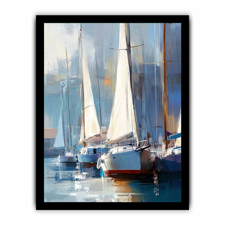 Yachts Canvas Painting 