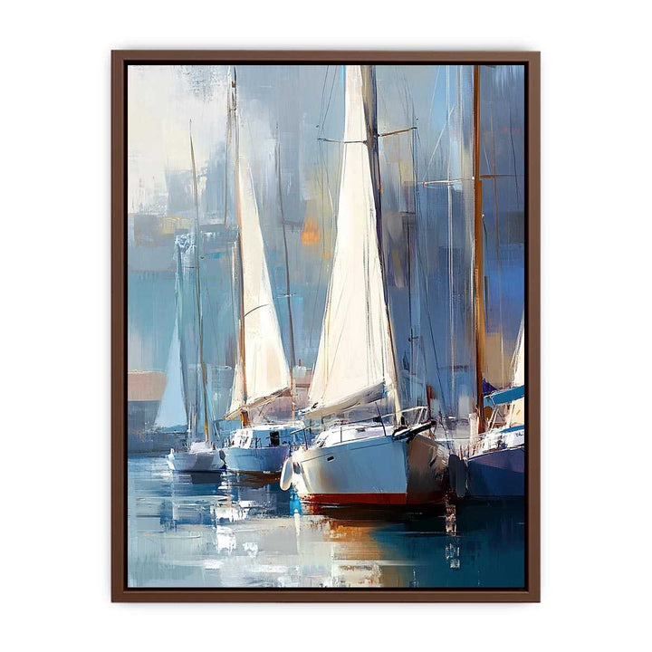 Yachts Canvas Painting 