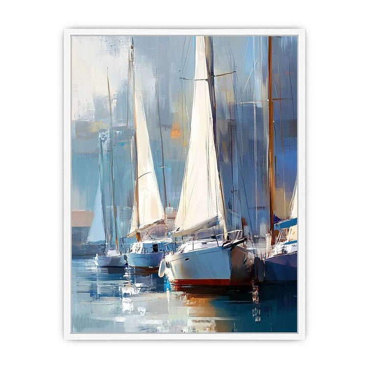 Yachts Canvas Painting 