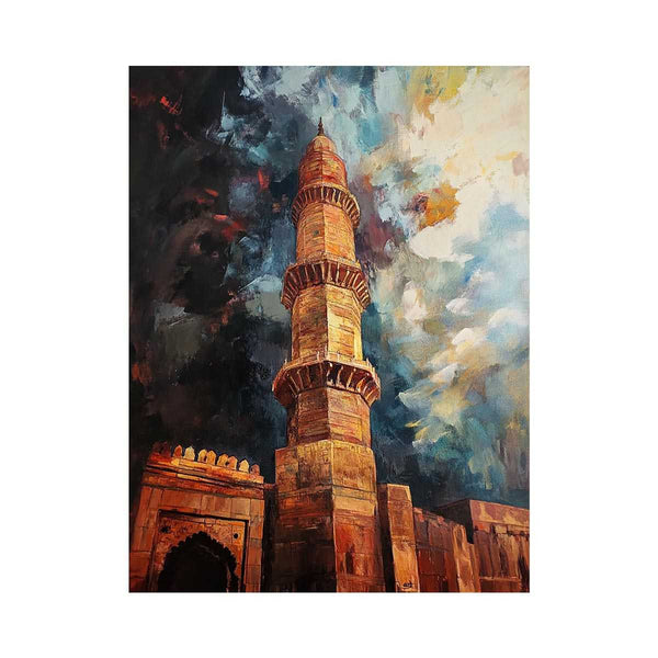 Tower  Oil Painting