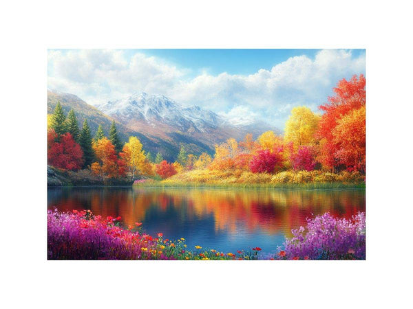 Autum Landscape Oil Painting