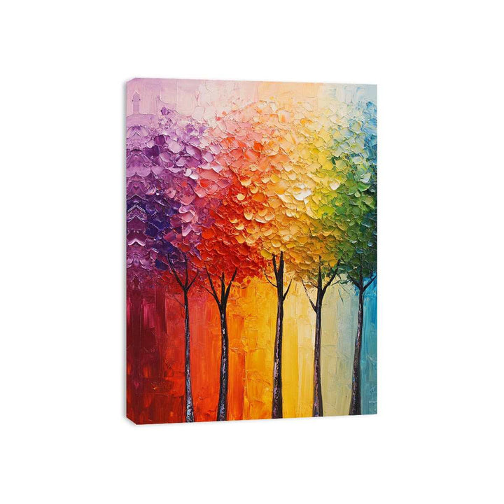 Abstract Trees Painting 