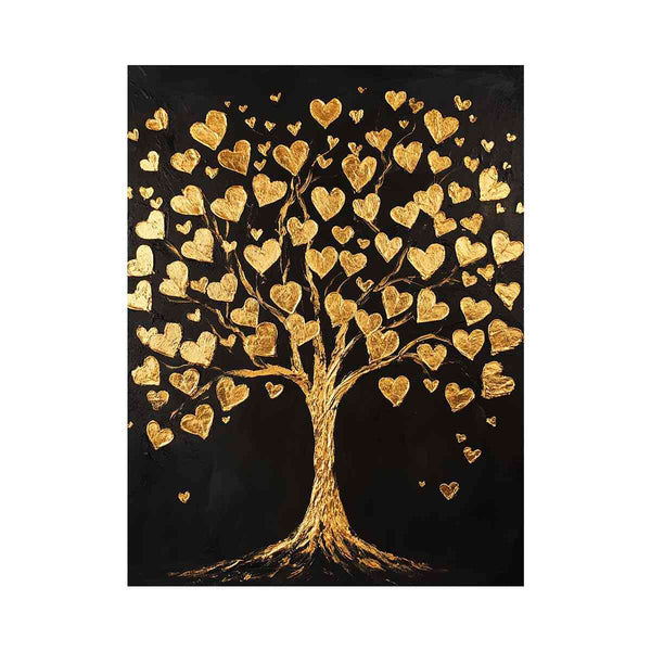 Gold Tree Oil Painting