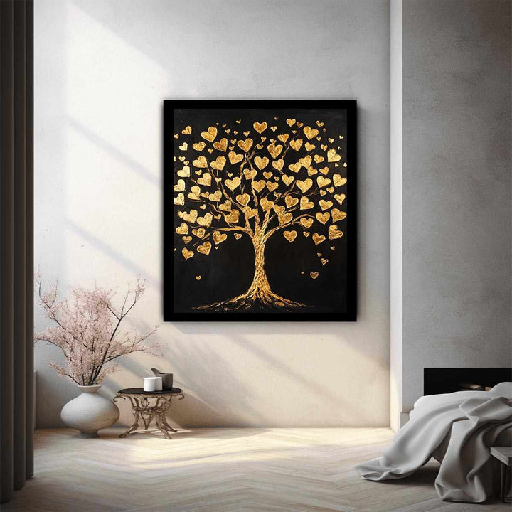 Gold Tree Painting 