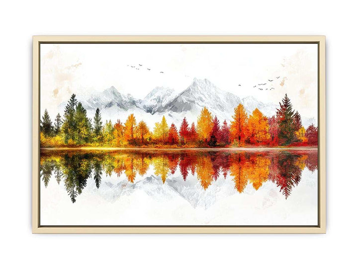 Autum Trees Canvas Painting 