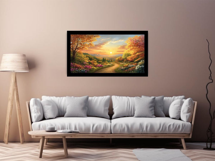 Autumn Landscape Canvas Painting 