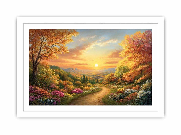 Autumn Landscape Canvas Painting 