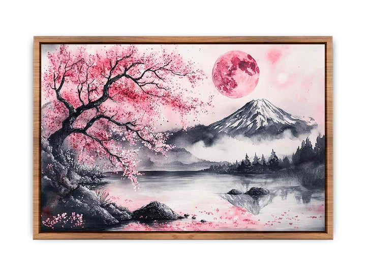 Cherry Blossom Canvas Painting 