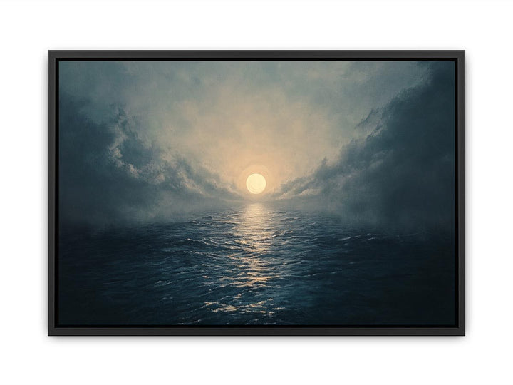 Sea Sunrise Canvas Painting 