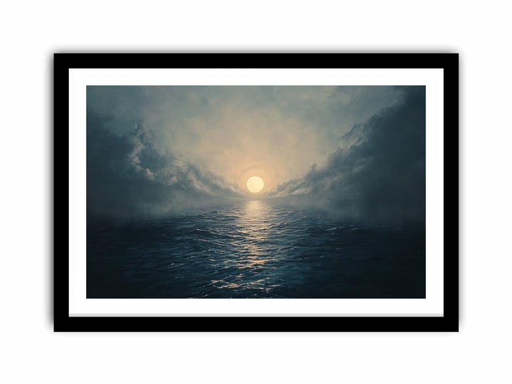 Sea Sunrise Canvas Painting 