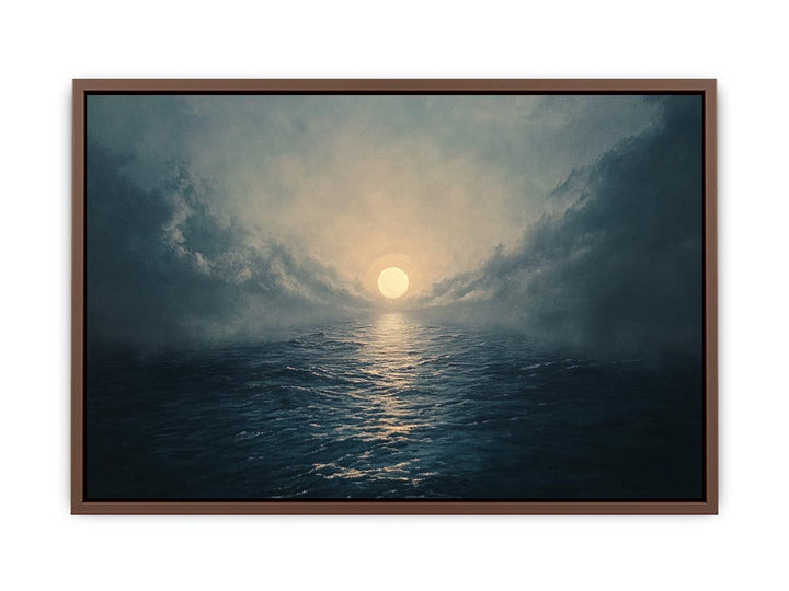 Sea Sunrise Canvas Painting 