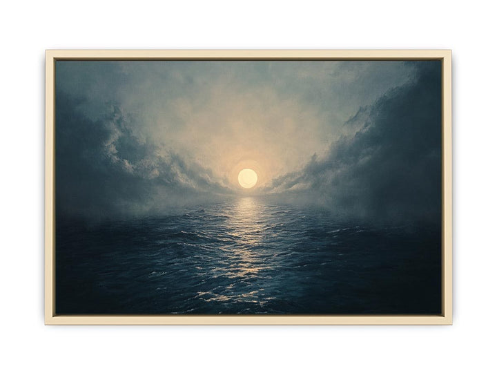 Sea Sunrise Canvas Painting 