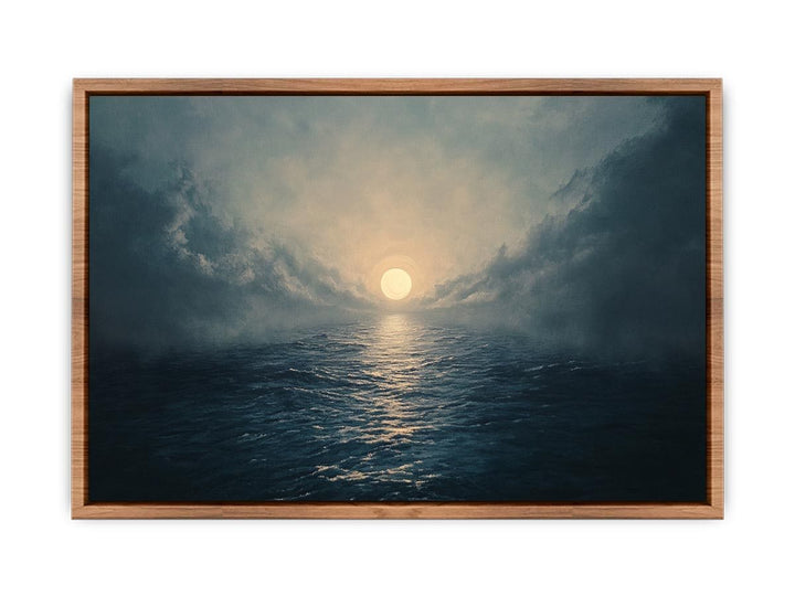 Sea Sunrise Canvas Painting 