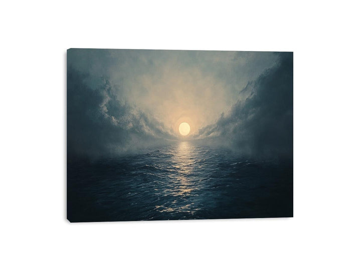 Sea Sunrise Canvas Painting 