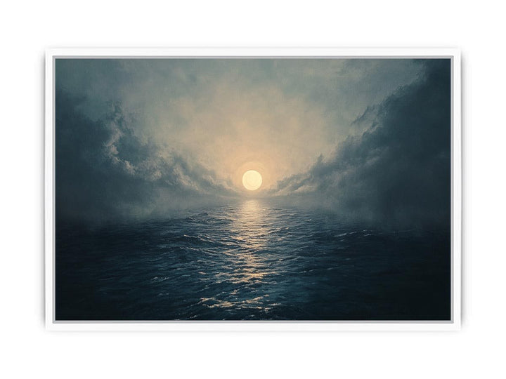 Sea Sunrise Canvas Painting 