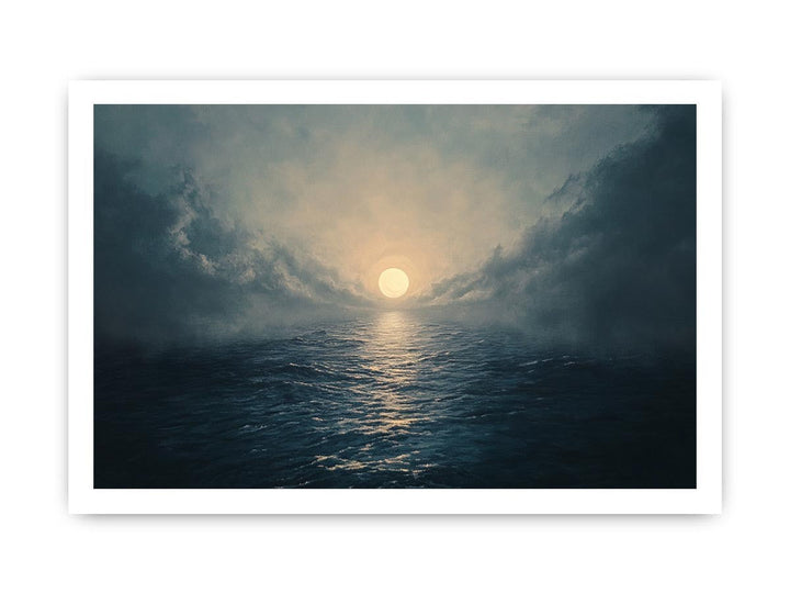 Sea Sunrise Canvas Painting 