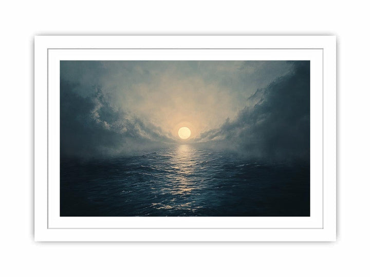 Sea Sunrise Canvas Painting 