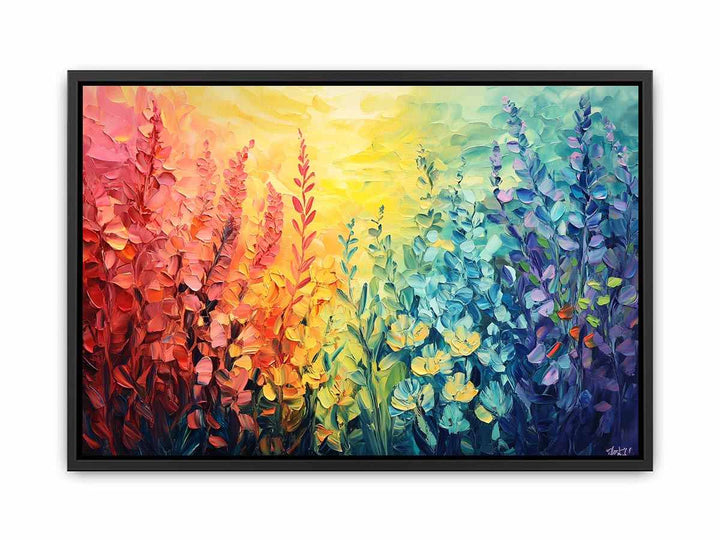 Wild Flowers Canvas Painting 