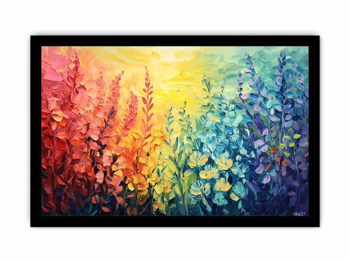 Wild Flowers Canvas Painting 