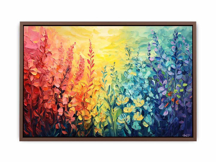 Wild Flowers Canvas Painting 