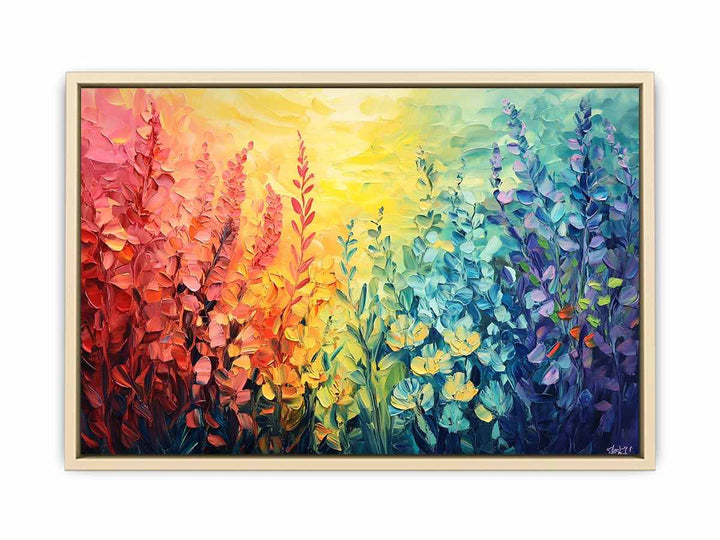 Wild Flowers Canvas Painting 