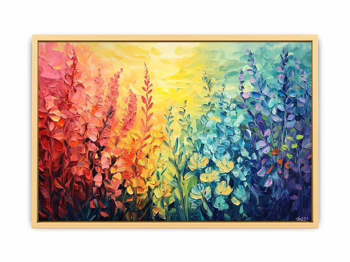 Wild Flowers Canvas Painting 