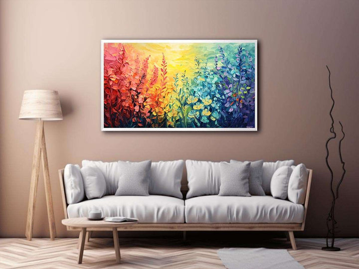 Wild Flowers Canvas Painting 