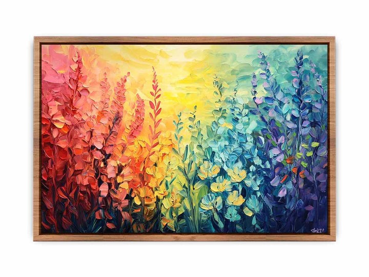 Wild Flowers Canvas Painting 