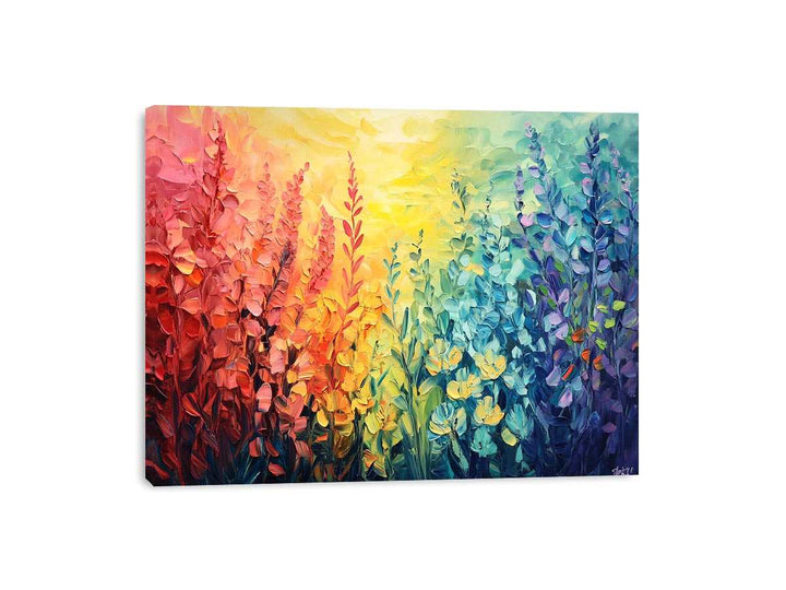 Wild Flowers Canvas Painting 