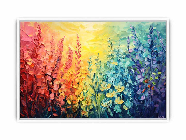 Wild Flowers Canvas Painting 