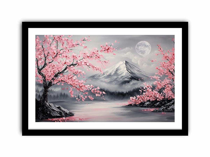 Mount Fiji Canvas Painting 