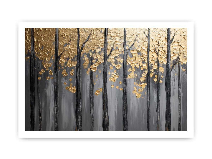 Gold Accents Canvas Painting 