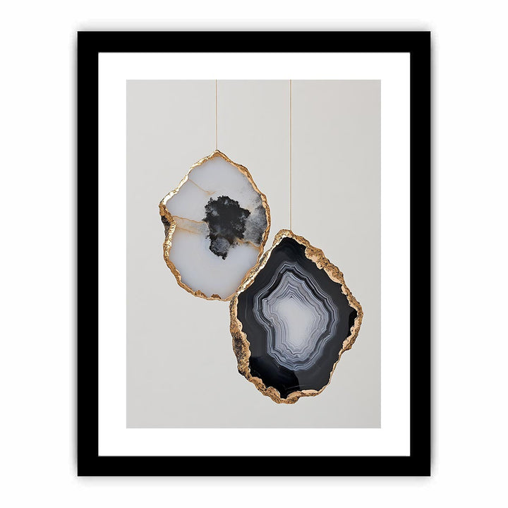 Agate Canvas Painting 