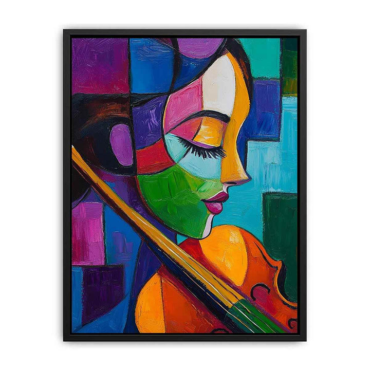 Violinist Canvas Painting 