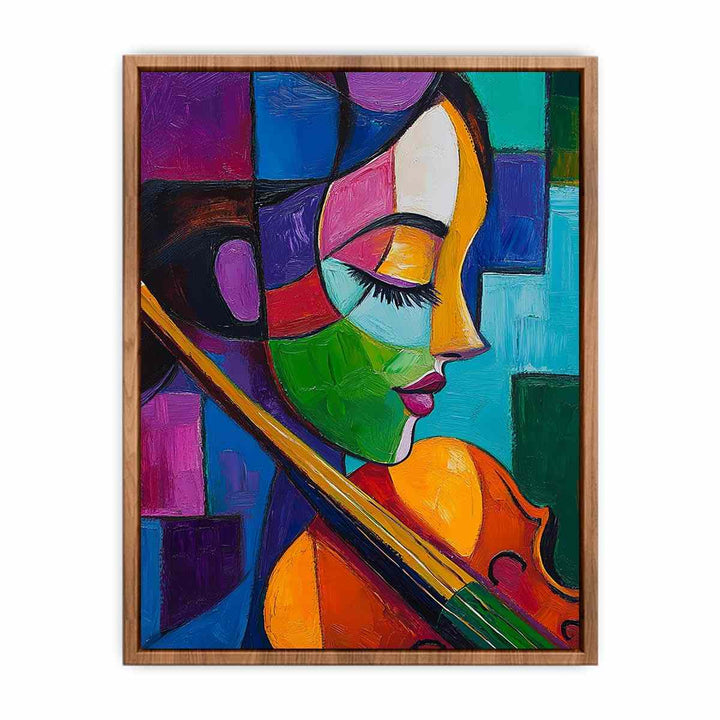 Violinist Canvas Painting 