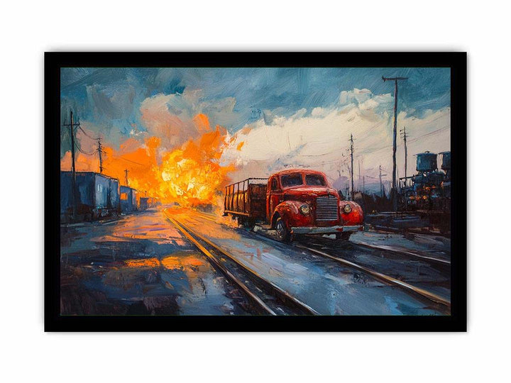 Truck Canvas Painting 