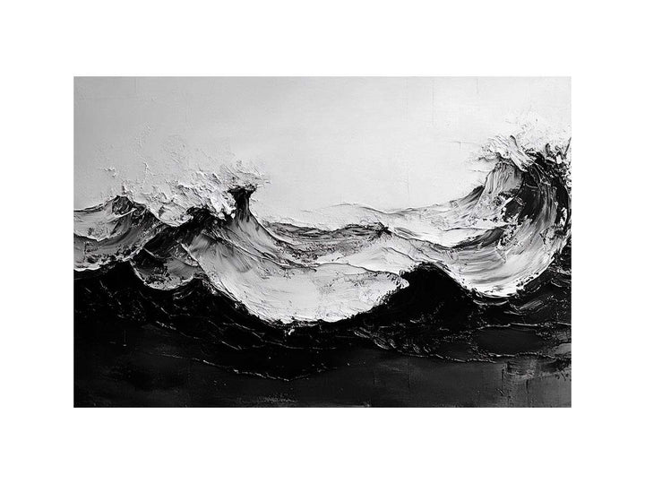 Abstract Waves  Oil Painting