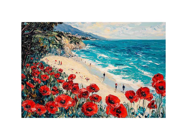 Red Poppies III Oil Painting