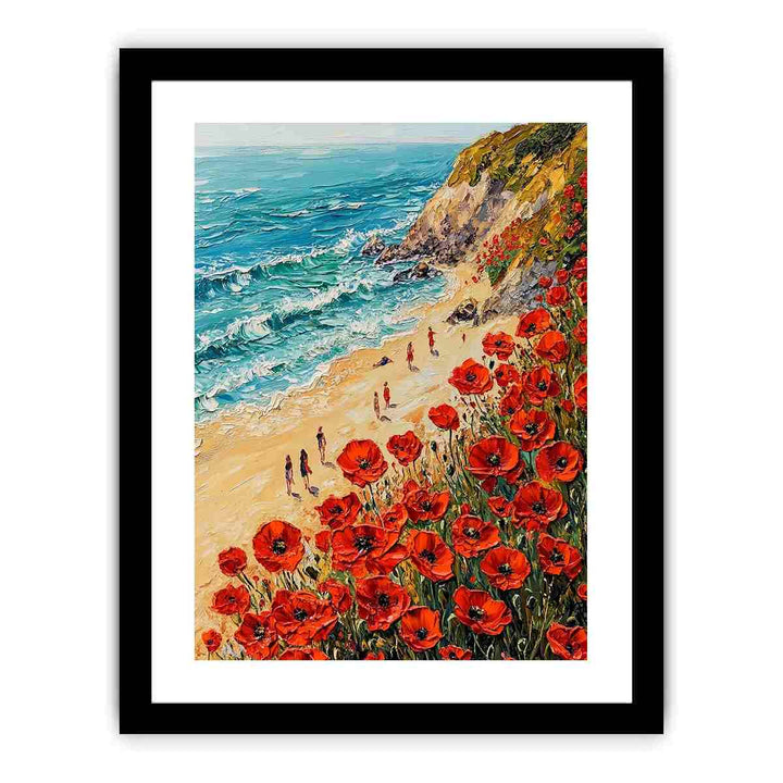 Red Poppies IIII Canvas Painting 