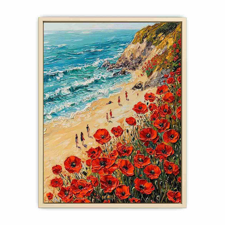 Red Poppies IIII Canvas Painting 