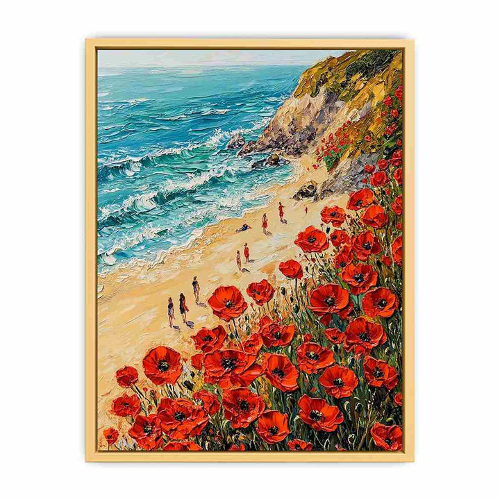 Red Poppies IIII Canvas Painting 