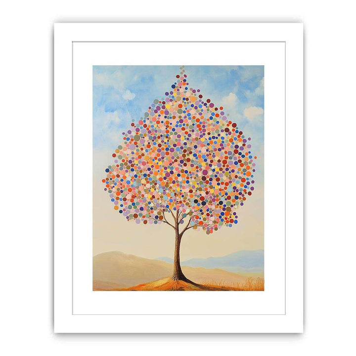 Colorful Tree Canvas Painting 