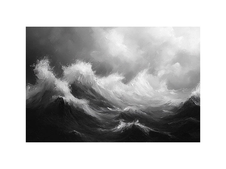 Waves III Oil Painting