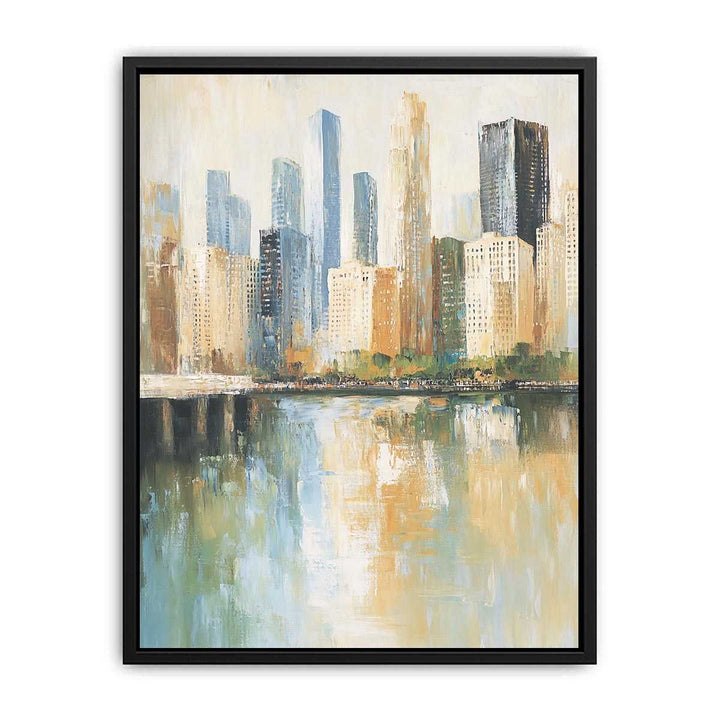 Cityscape Canvas Painting 