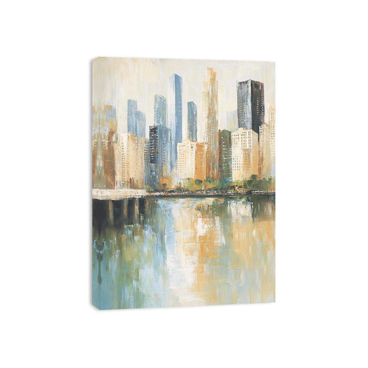 Cityscape Canvas Painting 