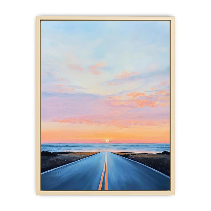 Road To Ocean Canvas Painting 