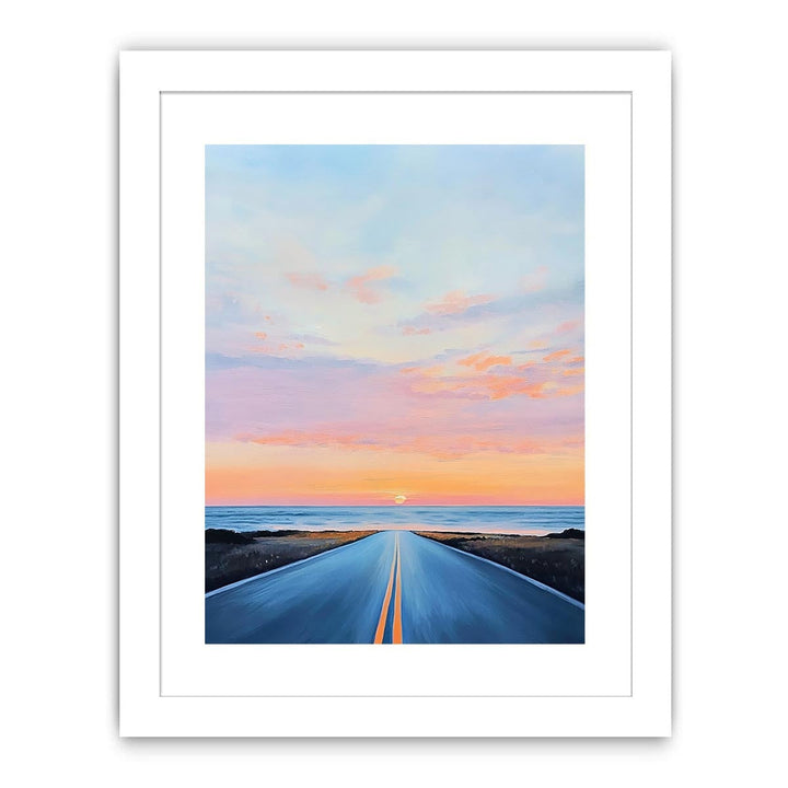 Road To Ocean Canvas Painting 