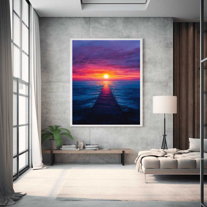 Jetty Canvas Painting 