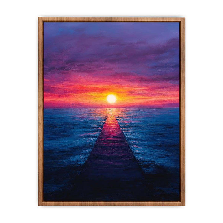 Jetty Canvas Painting 